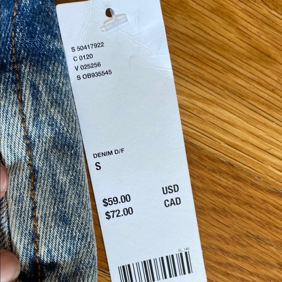 BDG Denim Smocked Pencil Mini Skirt - Picture 3 of 5